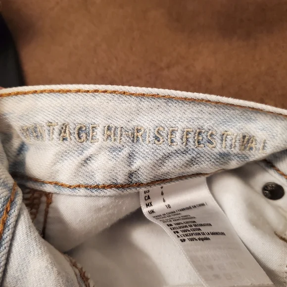 UniqueAmerican Eagle vintage high rise jean short - Picture 5 of 13